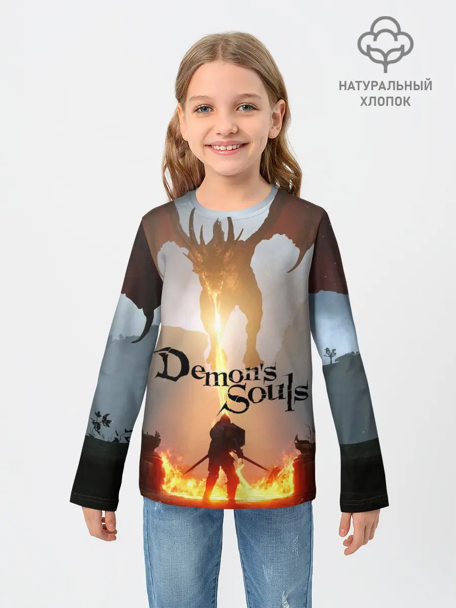Детский лонгслив / Demons Souls