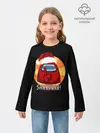 Детский лонгслив / Новогодний Among us