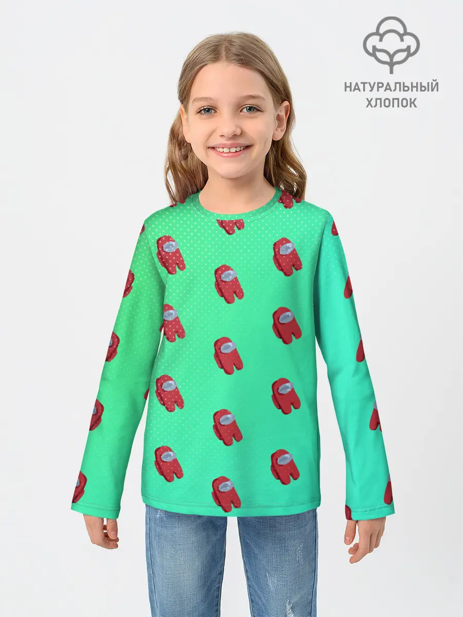 Детский лонгслив / Among us