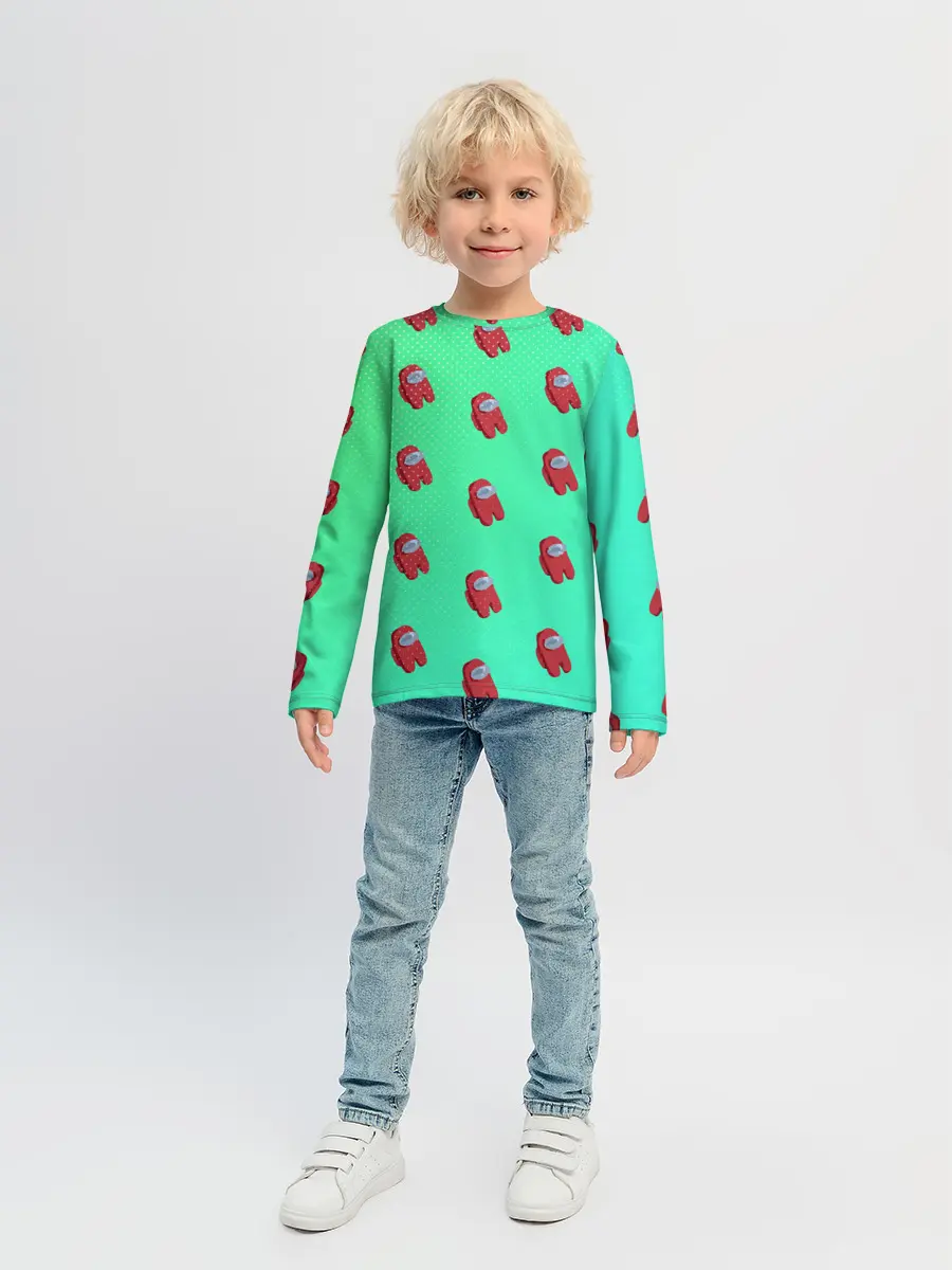 Детский лонгслив / Among us