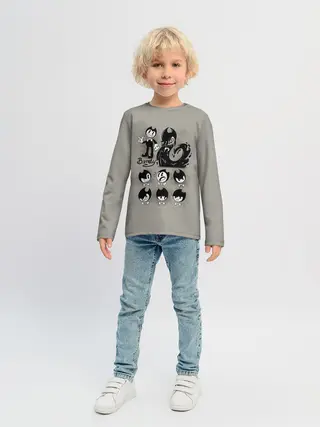 Детский лонгслив / Bendy And The Ink Machine