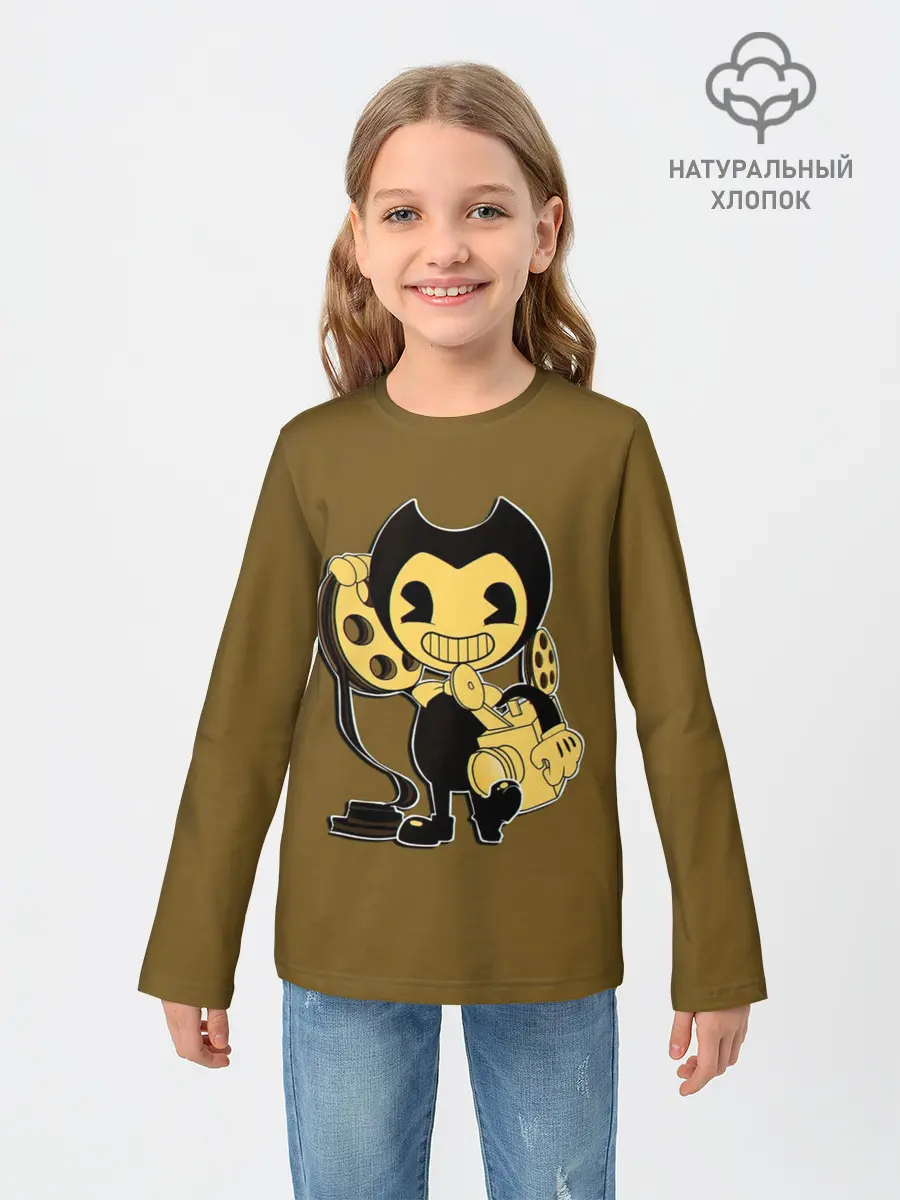 Детский лонгслив / Bendy And The Ink Machine