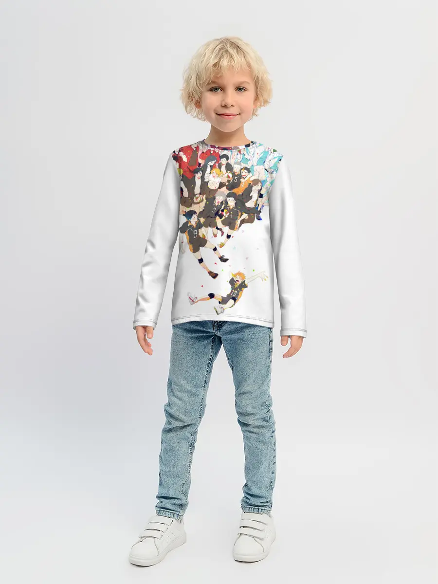 Детский лонгслив / Все герои Haikyuu