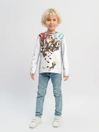 Детский лонгслив / Все герои Haikyuu