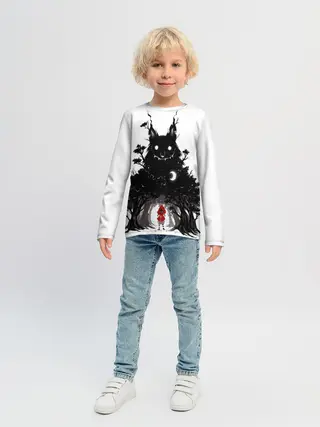 Детский лонгслив / Красная шапочка