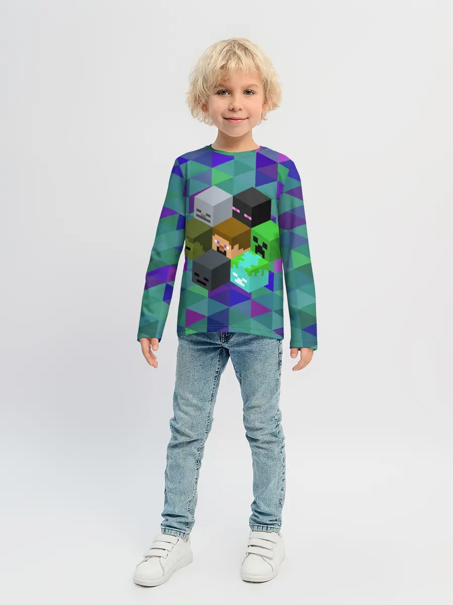 Детский лонгслив / Minecraft