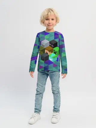 Детский лонгслив / Minecraft