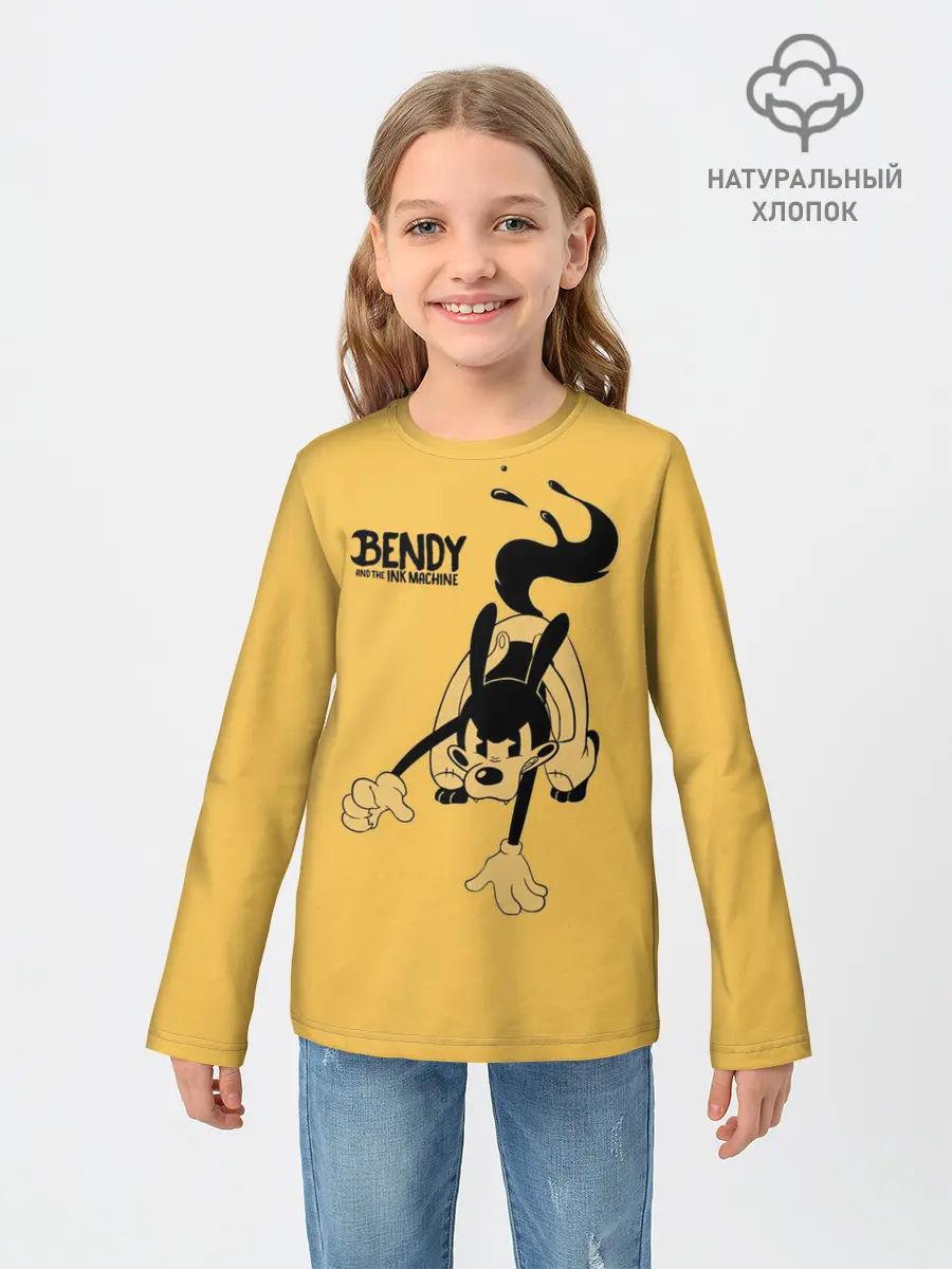 Детский лонгслив / Bendy And The Ink Machine