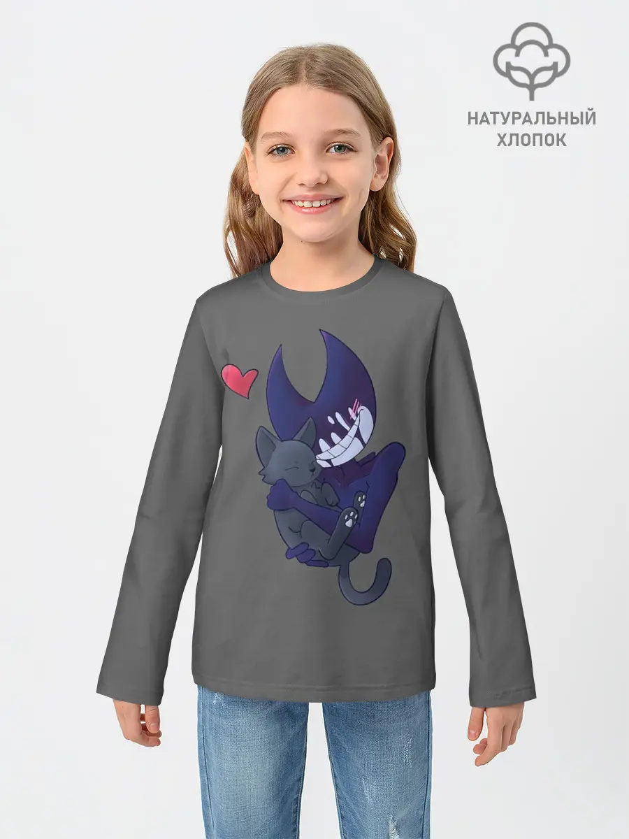 Детский лонгслив / Bendy And The Ink Machine