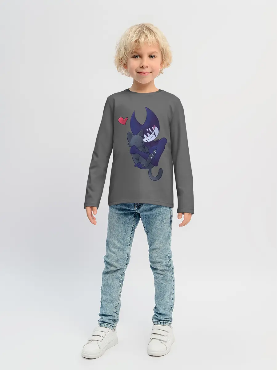 Детский лонгслив / Bendy And The Ink Machine