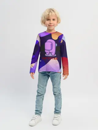 Детский лонгслив / AMONG US / IMPOSTOR.