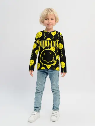 Детский лонгслив / NIRVANA