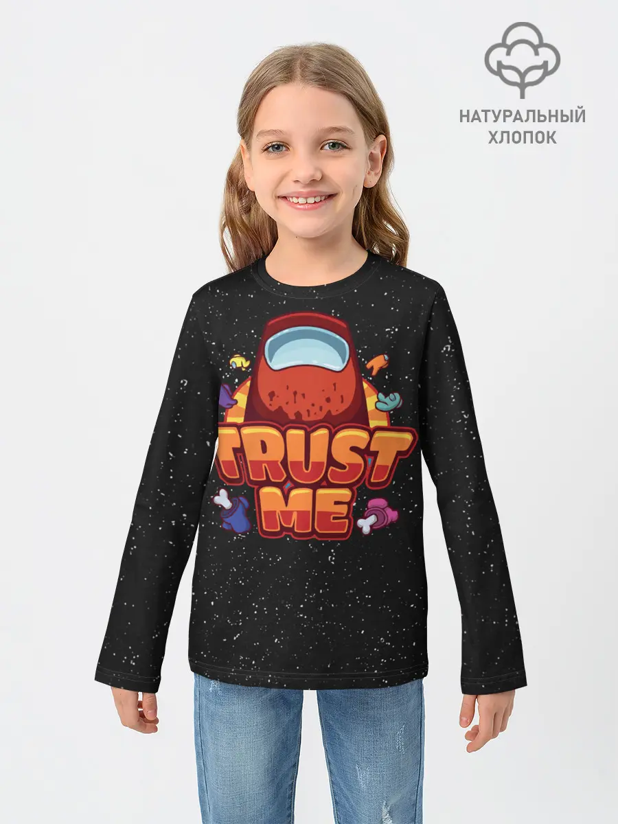 Детский лонгслив / Among us