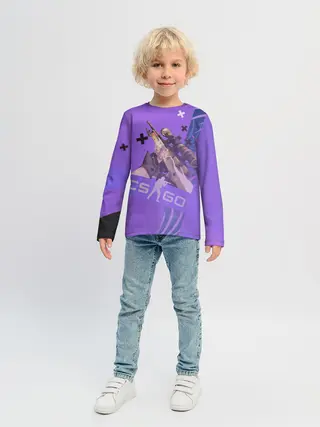 Детский лонгслив / CS GO - Dragon lore | История о драконе