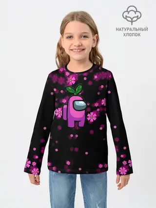 Детский лонгслив / Among Us