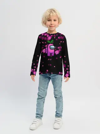 Детский лонгслив / Among Us