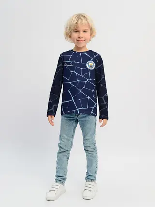 Детский лонгслив / MAN CITY, разминочная 20/21