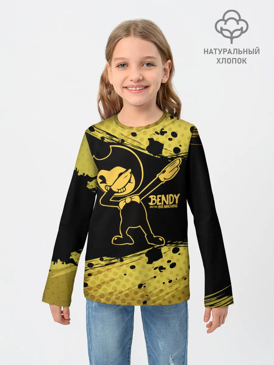Детский лонгслив / BENDY AND THE INK MACHINE.