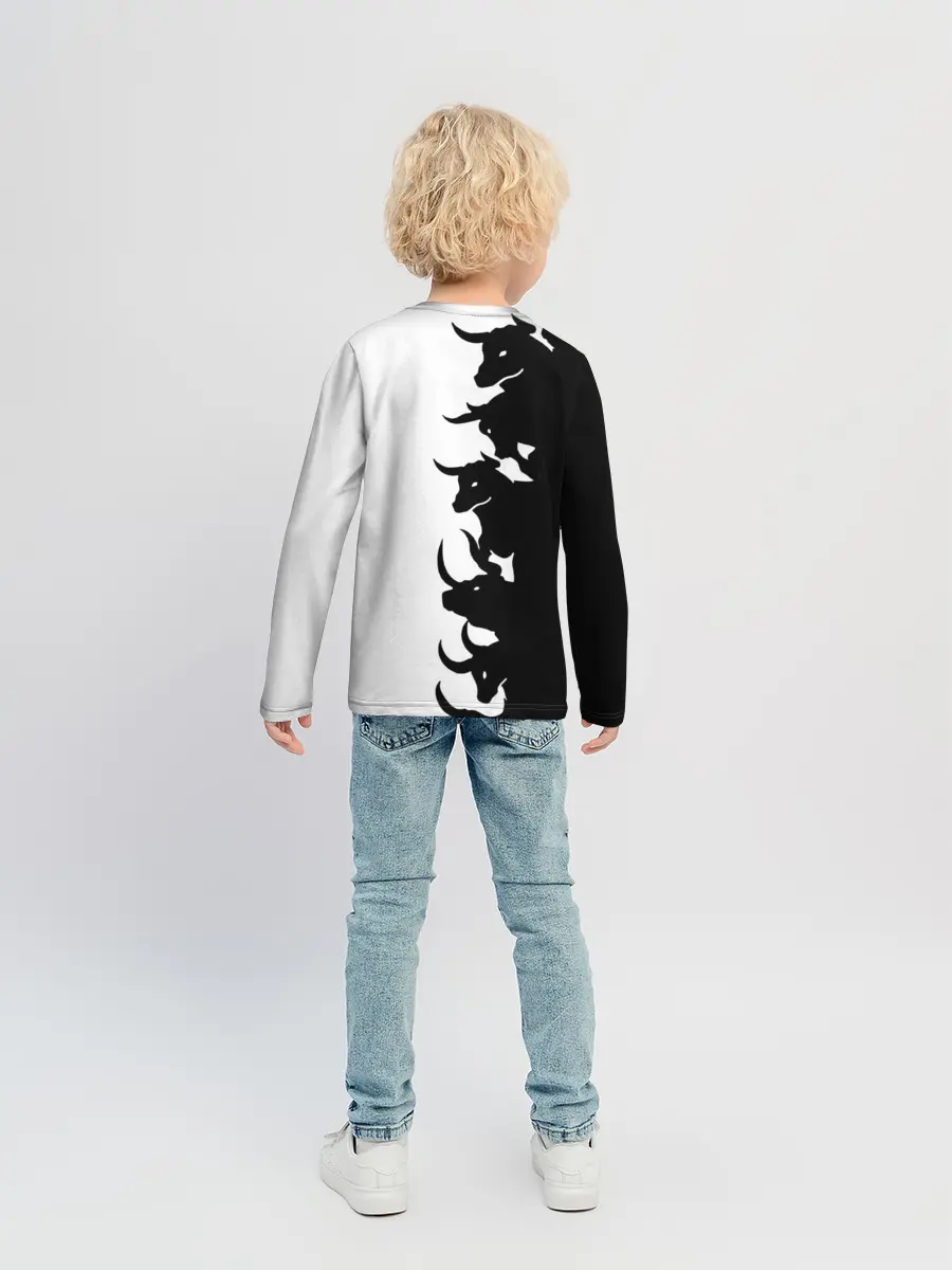 Детский лонгслив / Символ 2021 | Год Быка