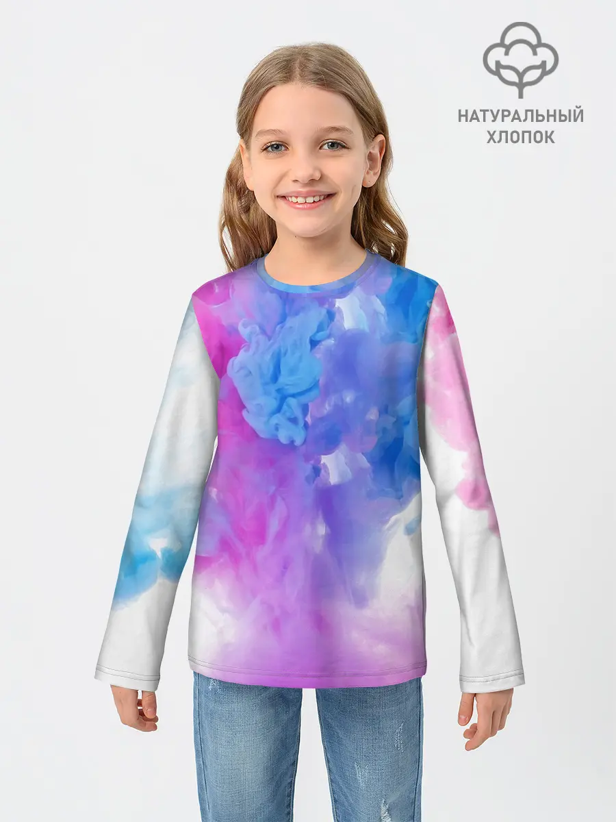 Детский лонгслив / дым