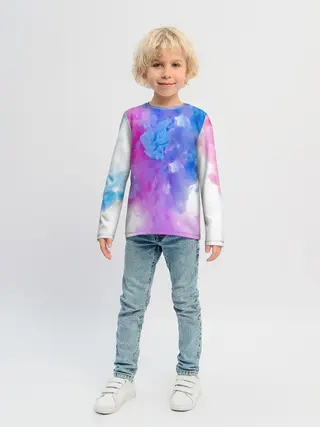 Детский лонгслив / дым