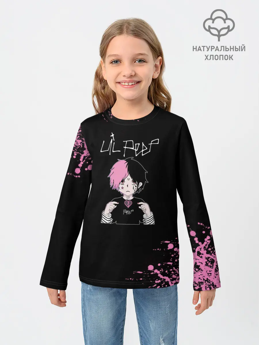 Детский лонгслив / Лил Пип