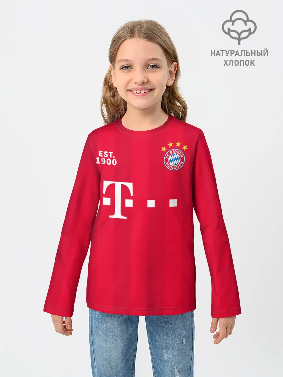 Детский лонгслив / BAYERN 20/21 - ДОМАШНЯЯ