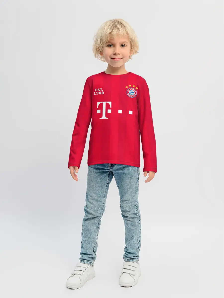 Детский лонгслив / BAYERN 20/21 - ДОМАШНЯЯ