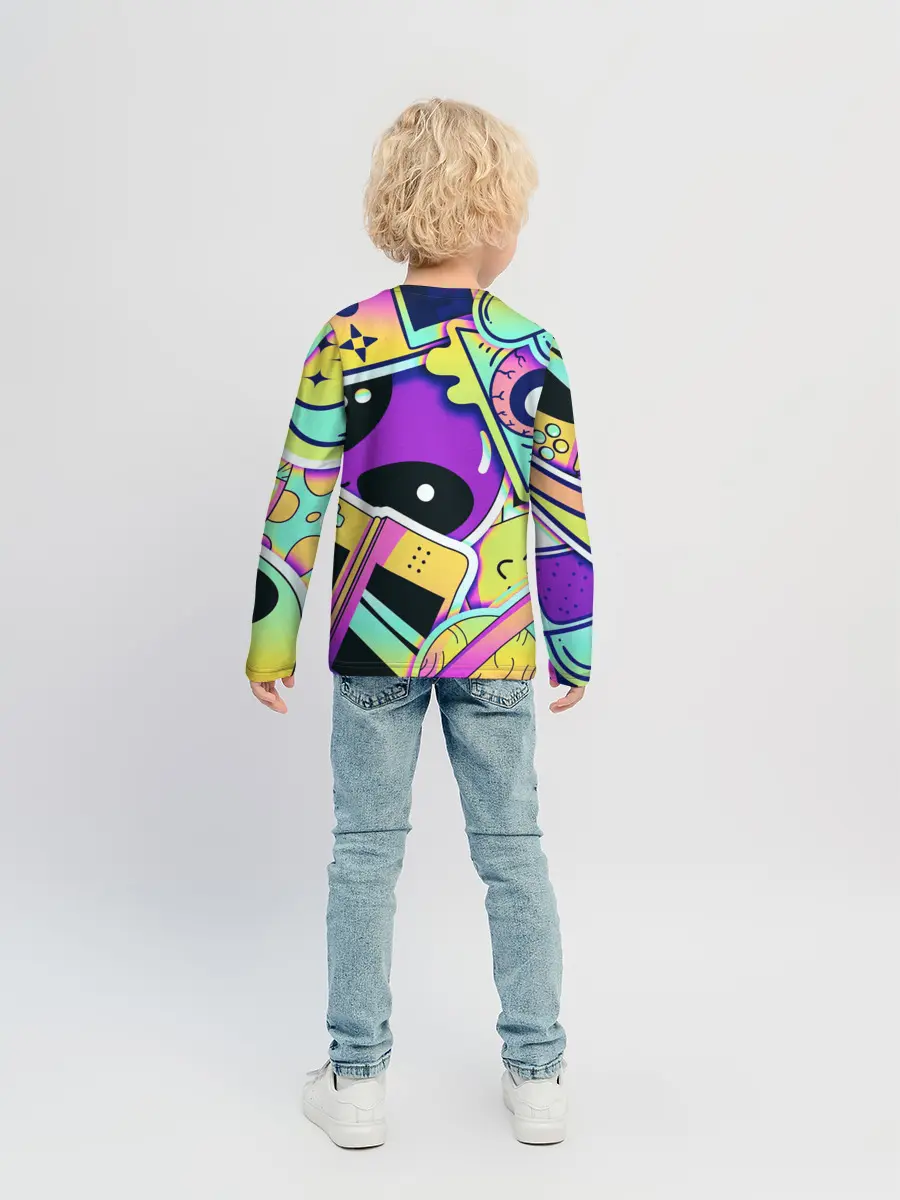 Детский лонгслив / Alien