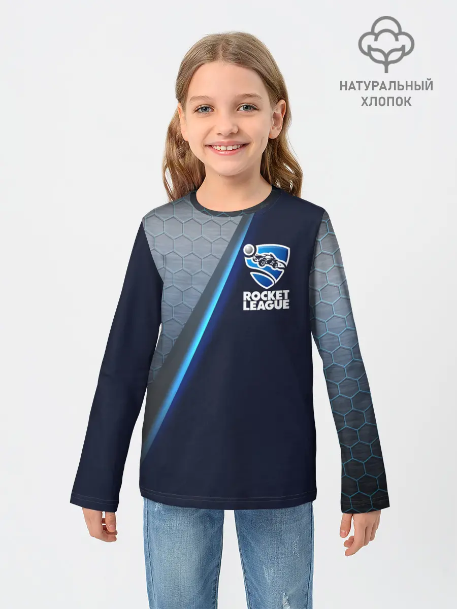 Детский лонгслив / ROCKET LEAGUE.