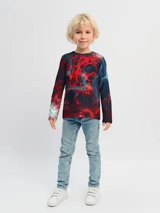 Детский лонгслив / Гигантский космический монстр