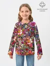 Детский лонгслив / Разные цветы