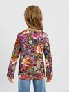 Детский лонгслив / Разные цветы