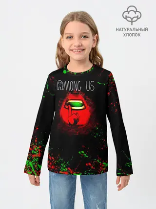Детский лонгслив / Among Us