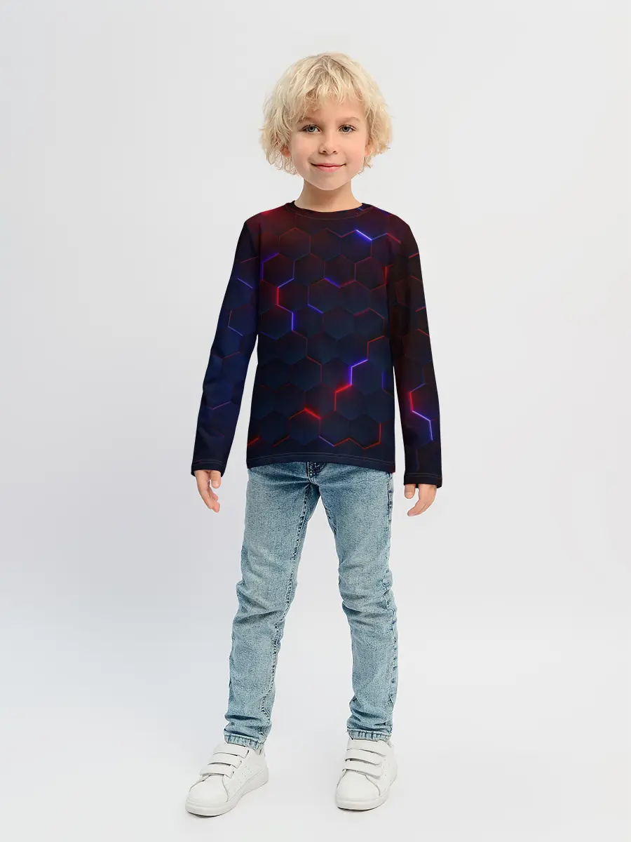 Детский лонгслив / Light Background