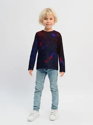 Детский лонгслив / Light Background