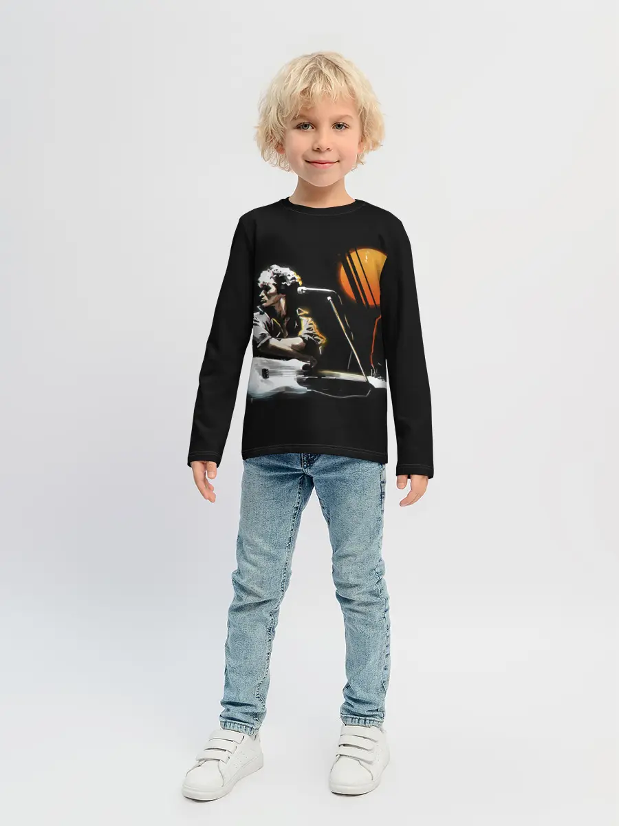 Детский лонгслив / Виктор Цой.