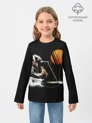 Детский лонгслив / Виктор Цой.