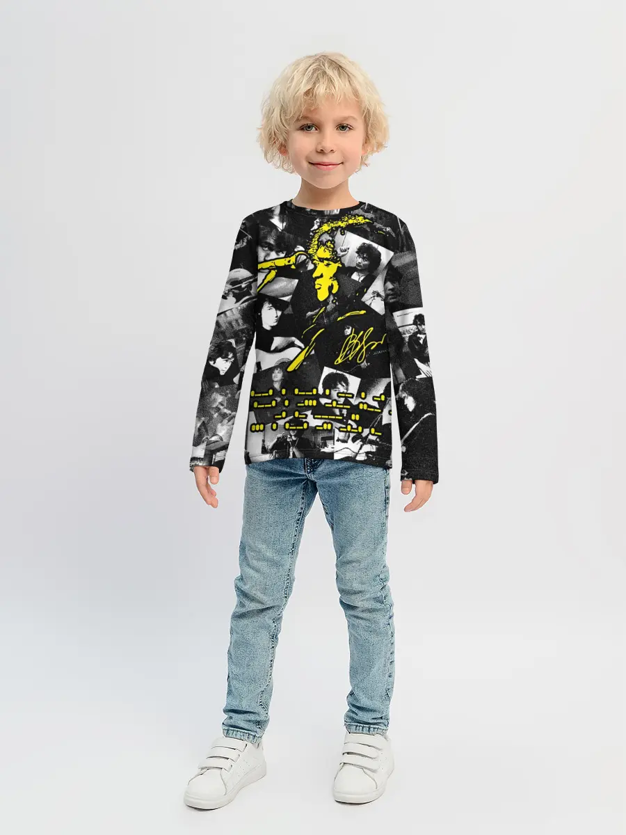 Детский лонгслив / Цой