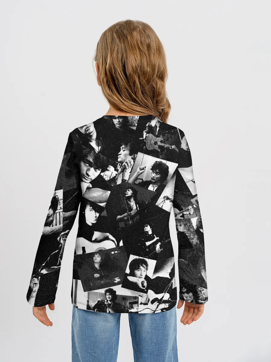 Детский лонгслив / Цой