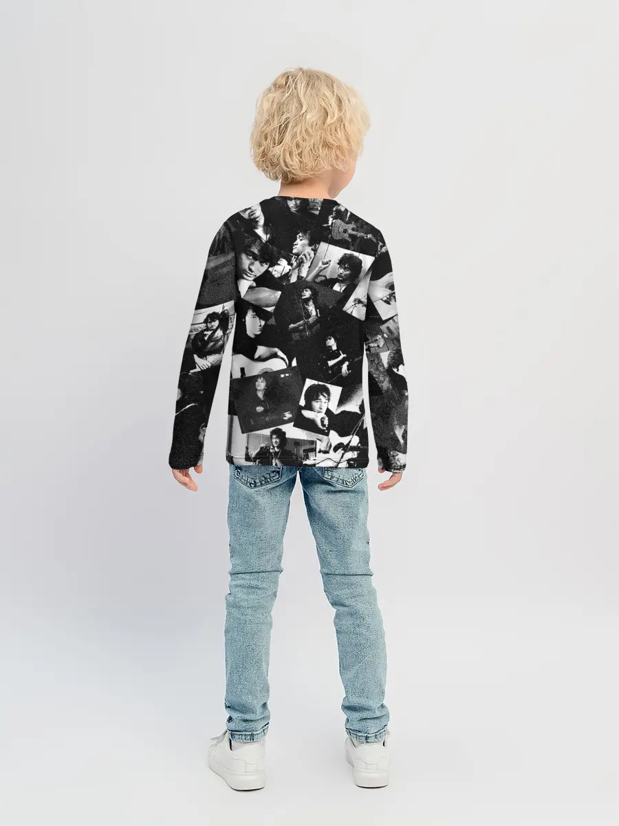 Детский лонгслив / Цой