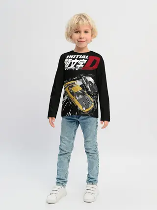 Детский лонгслив / Initial D две машины