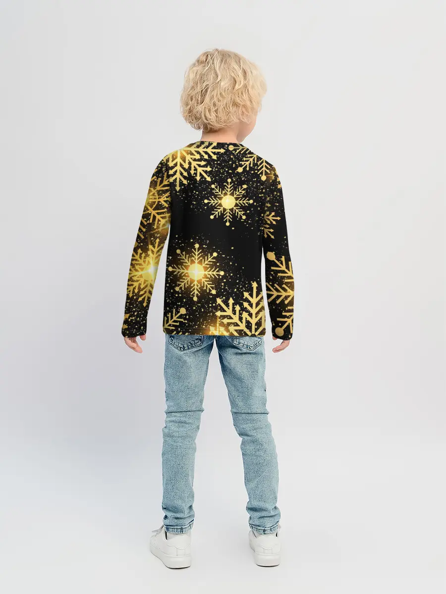 Детский лонгслив / AMONG US НОВОГОДНИЙ