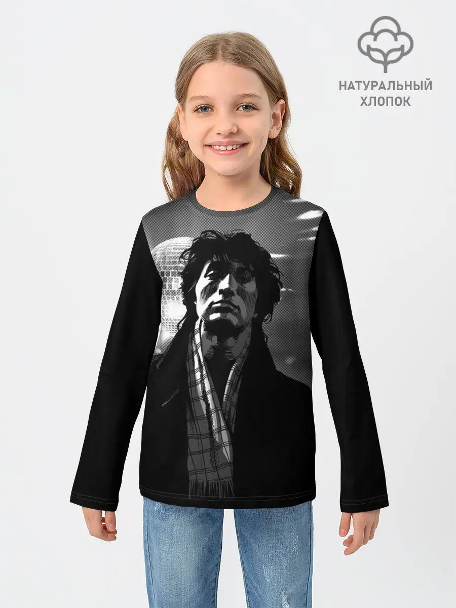 Детский лонгслив / ВИКТОР ЦОЙ