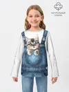 Детский лонгслив / КОТЕНОК В КАРМАНЕ