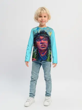 Детский лонгслив / Цой