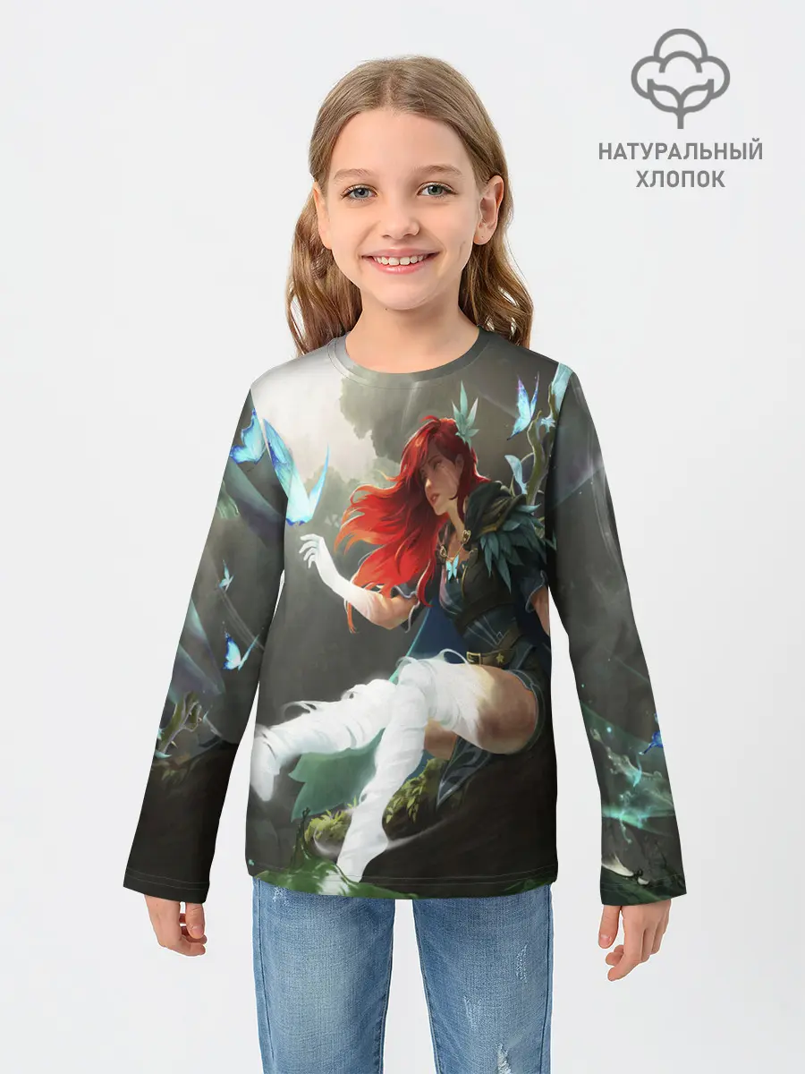 Детский лонгслив / Windranger Dota