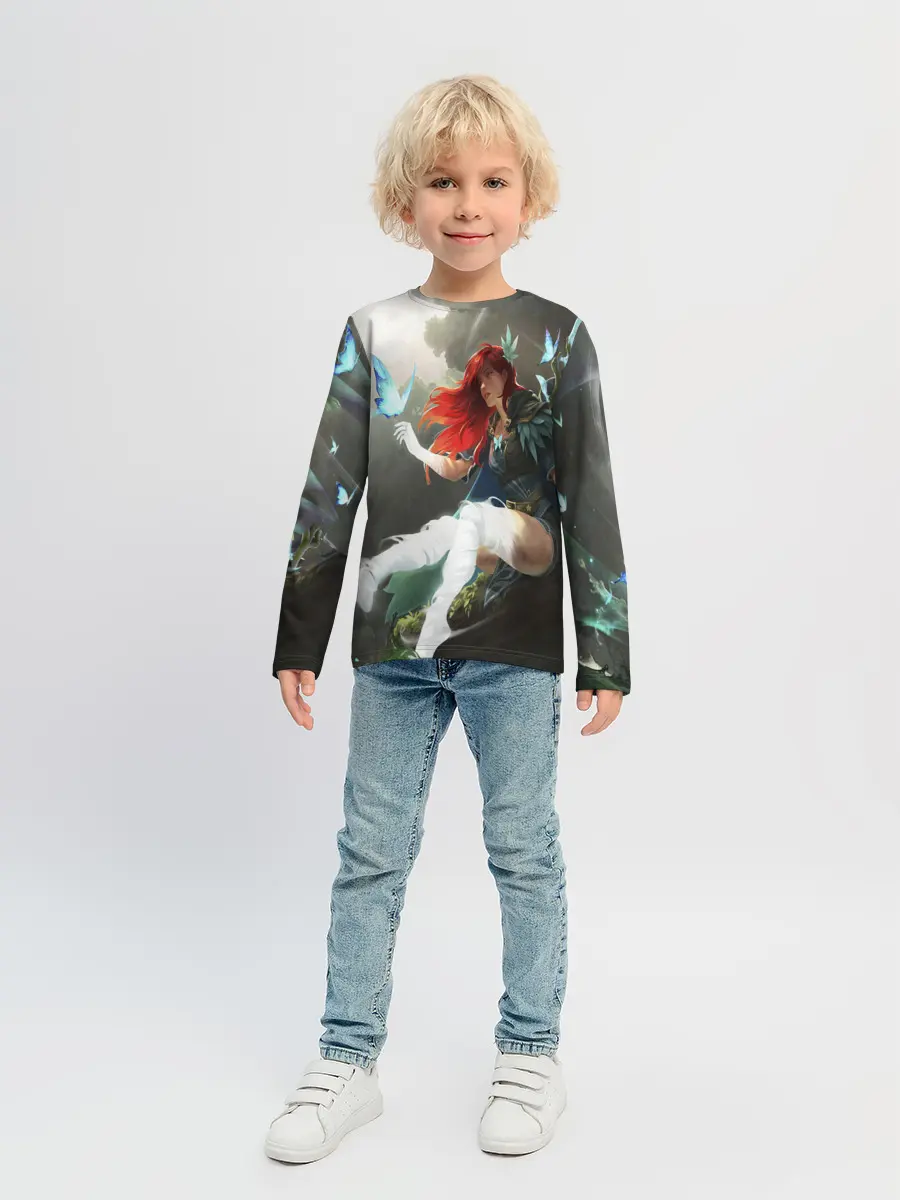 Детский лонгслив / Windranger Dota