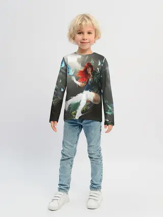 Детский лонгслив / Windranger Dota