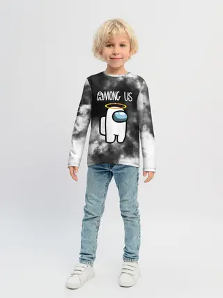 Детский лонгслив / Among Us Angel